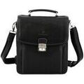 Saccoches / Etuis sur Grenoble : Pochette Hexagona Sacoche cuir Ref 47993 Noir 28*23*10 cm