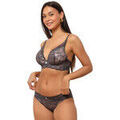 Rembourr&eacute;s La Modeuse Ensembles lingerie pour femme - Gris - Gris Grenoble