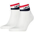 Chaussettes Stichd Le pack chaussettes LEVI'S� MID White (X2) Blanc