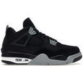 Baskets Nike Air Jordan 4 Black Canvas Grenoble