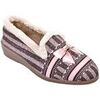 Chaussons Ozabi Charentaise Femme PREMIUM FANTAISIE MD9970 TAUPE