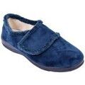 Chaussons / Pantoufles sur Grenoble : Chaussons Ozabi Charentaise Femme PREMIUM SCRATCH MD9978 MARINE