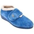 Chaussons / Pantoufles sur Grenoble : Chaussons Ozabi Charentaise Femme PREMIUM SCRATCH MD9974 BLEU