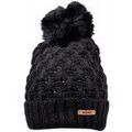 Echarpe Infinitif Bonnet Pompon Femme 0212 LUREX NOIR