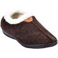 Chaussons / Pantoufles sur Grenoble : Chaussons Ozabi PANTOUFLE Femme Chausson COCOONING MD6088 MARRON