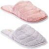 Chaussons Infinitif Pantoufles Femme Pack de 2 paires 5034