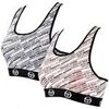 Corbeilles & balconnets Sergio Tacchini BRASSIERE Femme Pack de 2 BRASSIERES 04590 Multicolore