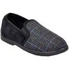 Chaussons Ozabi CHARENTAISE Homme Pantoufle PREMIUM H8XE01 BLACK