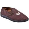 Chaussons Ozabi CHARENTAISE Homme Pantoufle PREMIUM MU7288 MARRON