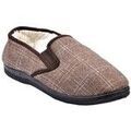 Chaussures d&eacute;contract&eacute;es homme sur Grenoble : Chaussons Ozabi CHARENTAISE Homme Pantoufle PREMIUM MU6092 MARRON