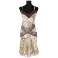 Robes sur Grenoble : Robe courte Pinko Robe en soie marron