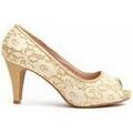 Chaussures &agrave; talons femme sur Grenoble : Chaussures escarpins Montevita 91275 Dor&eacute;