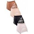 Culottes & autres bas
sur Grenoble : Culottes & slips Tress Culotte Microfibre Dentelle 5317W Pack de 4 Multicolore