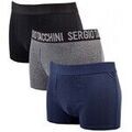Lingerie homme sur Grenoble : Boxers Sergio Tacchini Boxer 3 Pcs 2930 Multicolore