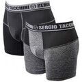 Lingerie homme sur Grenoble : Boxers Sergio Tacchini Boxer X2 Pack de 2 AKTYV 0149 Multicolore