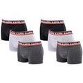 Lingerie homme sur Grenoble : Boxers Kappa Boxer homme Pack de 6 Boxers 0990 Multicolore