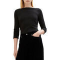 Tee-shirts sur Grenoble : T-shirt Tom Tailor T-shirt manches 3/4 Deep Black