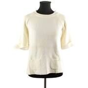 Pull Max & Moi Pull en coton &eacute;cru Beige