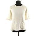 Pull Max & Moi Pull en coton &eacute;cru Beige Grenoble