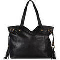 Sac a main Basilic Pepper Sac port&eacute; &eacute;paule A4 Cow cuir COW 16C-00BCOW42 Noir Grenoble