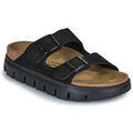Mules Papillio Arizona Chunky Suede Noir Grenoble