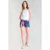 Short Le Temps des Cerises Short bloom en jeans bleu fonc&eacute; Bleu