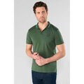 T-shirt Le Temps des Cerises Polo aron vert fonc&eacute; Vert Grenoble