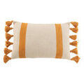 Linge de maison sur Grenoble : Coussins J-line OLIVA Jaune 40x60 cm. . Maison & D&eacute;co > Coussins.