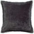 Linge de maison sur Grenoble : Housses de coussins Vivaraise FARA Gris 45x45 cm. Housse de coussin d&eacute;houssable.. Maison & D&eacute;co > Housses de coussins.