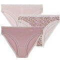 Culottes & slips Sloggi GO Crush High leg PACK DE 3 Rose