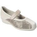 Chaussures d&eacute;contract&eacute;es femme sur Grenoble : Ballerines Dtorres D TORRES danseuse aux pieds tr&egrave;s larges Beige