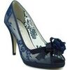 Chaussures escarpins Marian CHAUSSURE DE F&Ecirc;TE TRANSPARENTE CONFORTABLE Bleu