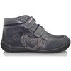 Bottes enfant Pablosky GOLDEN NAVY GIRL DOUBLE COEURS EN