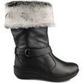 Bottes femme sur Grenoble : Bottes Calzamedi 0646 negro