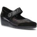Chaussures d&eacute;contract&eacute;es femme sur Grenoble : Ballerines Mephisto bathilda2 black