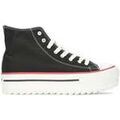 Baskets femme sur Grenoble : Baskets montantes Victoria 1061121 negro