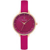 Montre Pierre Lannier Montre Femme DELICE Framboise Cuir Framboise