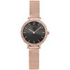 Montre Pierre Lannier Montre Femme NOVA Gris Acier milanais Dor&eacute;-rose Gris