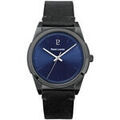 Hommes sur Grenoble : Montre Pierre Lannier Montre Homme CANDIDE Bleu Cuir Noir