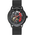 Hommes sur Grenoble : Montre Pierre Lannier Montre Homme PADDOCK Rouge Acier milanais Noir