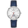 Montre Pierre Lannier Montre Homme &Eacute;LYS&Eacute;E Argent&eacute; Cuir Bleu Argent&eacute;