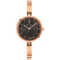 Montre Pierre Lannier Montre Femme PRETTY Noir Acier Dor&eacute;-rose Noir