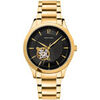 Montre Pierre Lannier Montre Homme FLEURET Noir Acier Dor&eacute; Noir