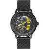 Montre Pierre Lannier Montre Homme PADDOCK Jaune Acier milanais Noir