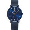 Montre Pierre Lannier Montre Homme ESSENTIAL Bleu Acier milanais Bleu