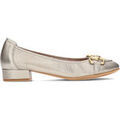 Chaussures d&eacute;contract&eacute;es femme sur Grenoble : Ballerines Sabrinas 23046 dorado Dor&eacute;