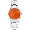 Montre Pierre Lannier Montre Femme ROXANE Orange Acier Argent&eacute; Orange
