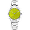 Montre Pierre Lannier Montre Femme ROXANE Vert Acier Argent&eacute; Vert