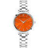 Montre Pierre Lannier Montre Femme CHOUQUETTE Orange Acier Argent&eacute; Orange