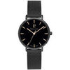 Montre Pierre Lannier Montre Femme HARMONIE Noir Acier milanais Noir
